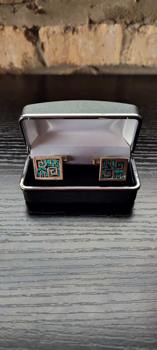 MAZE CUFFLINKS